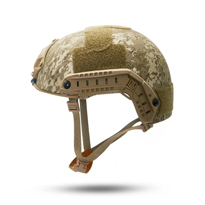 Capacete militar rápido à prova de balas UHMWPE Nij Iiia capacete balístico camuflagem