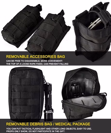 Engrenagem Militar Ajustável de Liberação Rápida Sistema Molle Reforçado Placa de Inserção Transportadora Armadura Balística Coletes Táticos à Prova de Balas