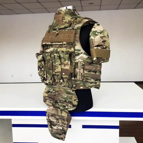 Preço de fábrica Mc Acu Au Camouflage Exército Tático Liberação Rápida Proteção Completa Tamanho Grande Nij Iiia IV Br3 Balístico Br5 Colete à Prova de Balas para Soldado Militar Swat