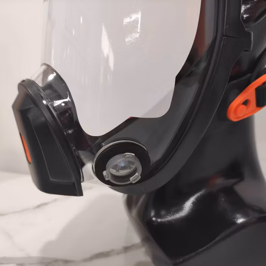 Atacado máscara de gás Cn Ci H2s Cl2 com filtros Doulbe